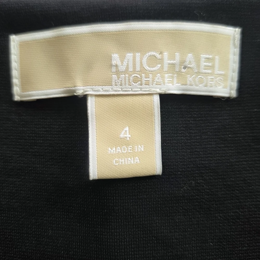 Michael Kors Sleeveless Black Mini Dress Size 4